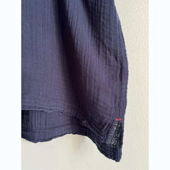 Xirena Women’s Avery Top Chelsea Gauze Sz Medium North Star Blue Nautical Casual - Picture 4 of 9
